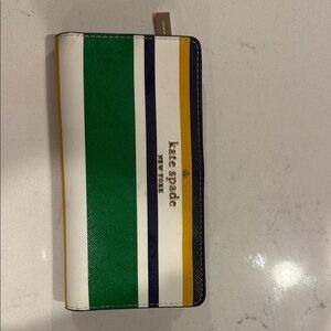 Kate Spade Multicolor Striped Wallet
